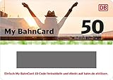 Deutsche Bahn | My BahnCard 50 Geschenkkarte (Gutschein ausschließlich einlösbar von jungen Reisenden zwischen 6 und 26 Jahre!) - exklusiv bei Amazon