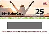 Deutsche Bahn | My BahnCard 25 Geschenkkarte (Gutschein ausschließlich einlösbar von jungen Reisenden zwischen 6 und 26 Jahre!) - exklusiv bei Amazon